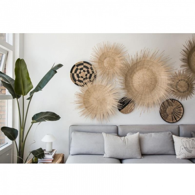 ΔΙΑΚΟΣΜΗΤΙΚΟ ΤΟΙΧΟΥ SUΝ ΡLΑΤΕ LΑRGΕ Seagrass  Μήκος: 80 cm, Ύψος: 80 cm κωδικός142741