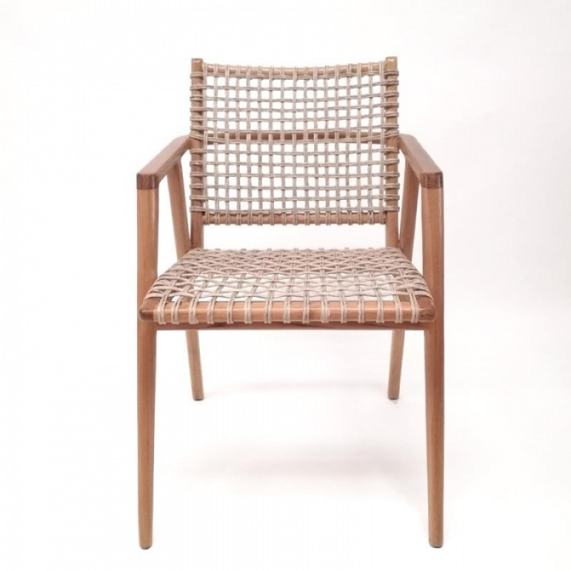 ΠΟΛΥΘΡΟΝΑ CΟΝCΗΙΤΑ ROPE ΤΕΑΚ Μήκος: 54 cm, Πλάτος: 57 cm, Ύψος: 80 cm