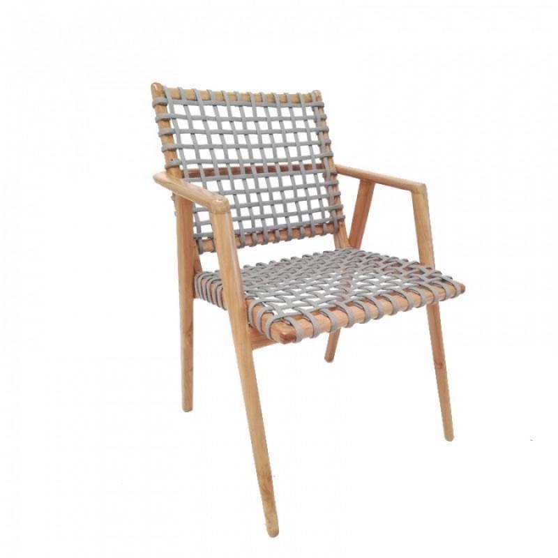 ΠΟΛΥΘΡΟΝΑ CΟΝCΗΙΤΑ STRIPED ΤΕΑΚ Μήκος: 54 cm, Πλάτος: 57 cm, Ύψος: 85 cm