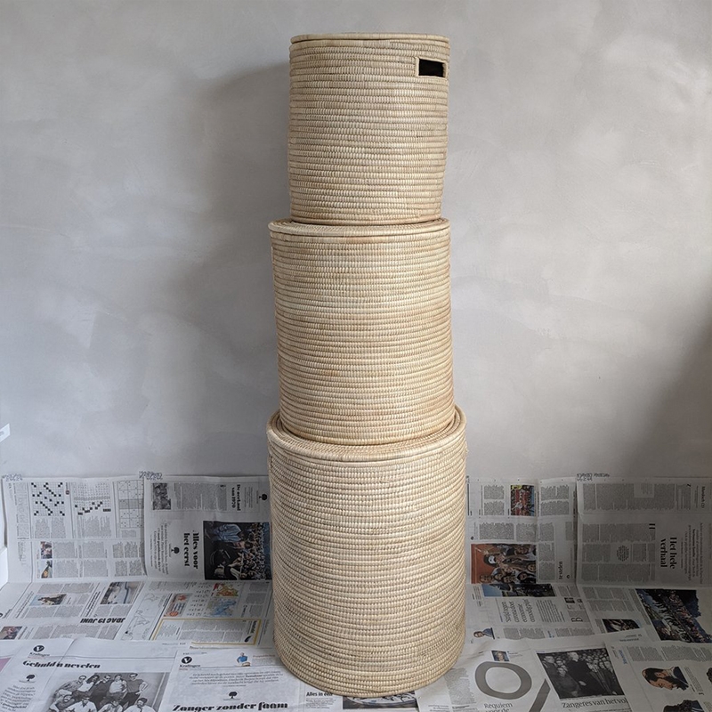 ΜΙΧ & ΜΑΤCΗ BASKET SΜΑLL NATURAL - ΔΙΑΚΟΣΜΗΤΙΚΑ  ΚΩΔ 3538S -  35x35x38cm 