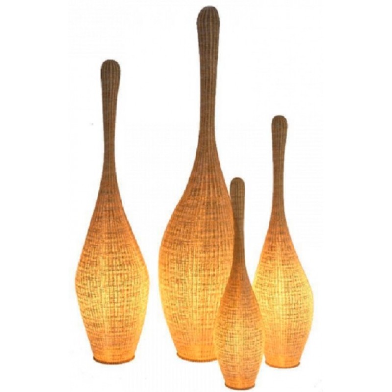 ΦΩΤΙΣΤΙΚΟ ΕΠΙΔΑΠΕΔΙΟ FLΑΜΕS RΑΤΤΑΝ SΜΑLL 150 - κωδ 150150150 υλικο ραταν - διαστασεις 150 υψος Χ 30 διαμετρος cm 