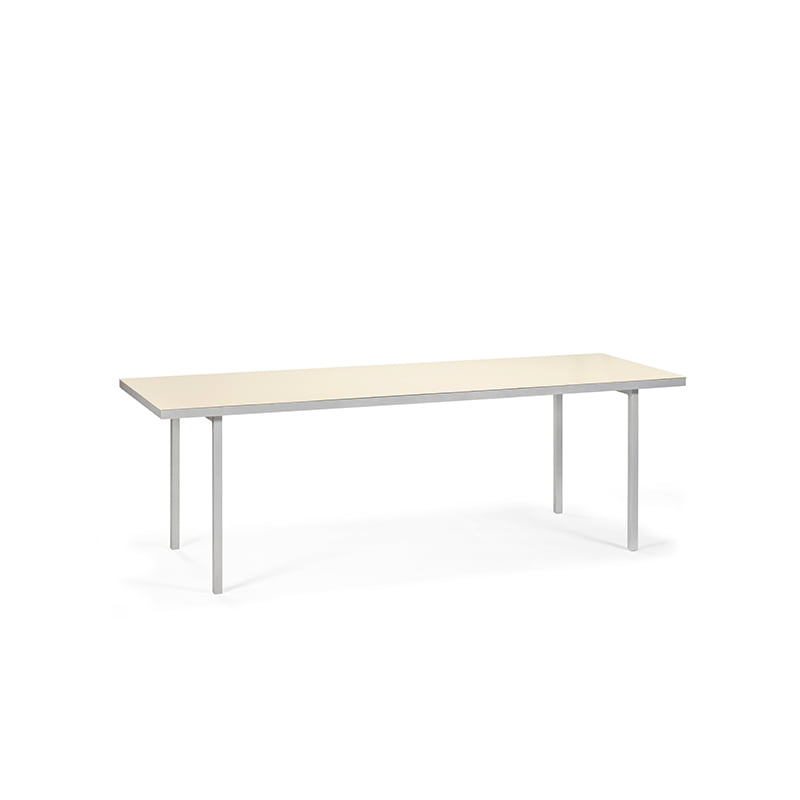 Τραπεζι αλουμινίου  μπεζ - γκρί  ALU DINING TABLE 240 IVORY BY MULLER VAN SEVEREN   240 × 85 × 74 cm (L x W x H)  