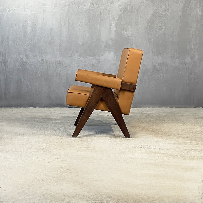 CHANDI LEATHER LOUNGE ARMCHAIR     58 × 60 × 86 cm (L x W x H)   - COD 0900000 