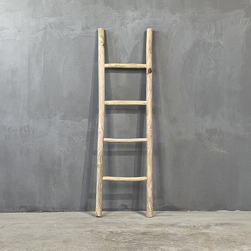 SHIFU 150 LADDER TEAK BRANCHES - ΣΚΑΛΑ ΞΥΛΙΝΗ ΚΩΔ 5115S - 50×8x150cm