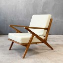ZEAL LOUNGE ARMCHAIR TEAK - ΞΥΛΙΝΗ ΠΟΛΥΘΡΟΝΑ KΩΔ 5397S 75x90x77cm