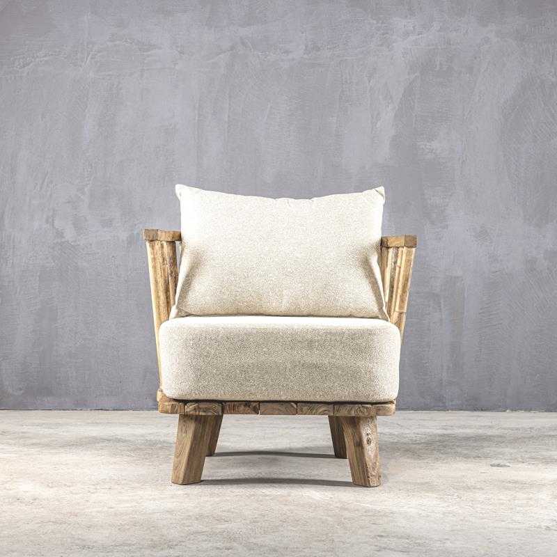 SHIBUYA BEACH CHAIR - ΞΥΛΙΝΗ ΠΟΛΥΘΡΟΝΑ KΩΔ 5406S 70x70x68cm