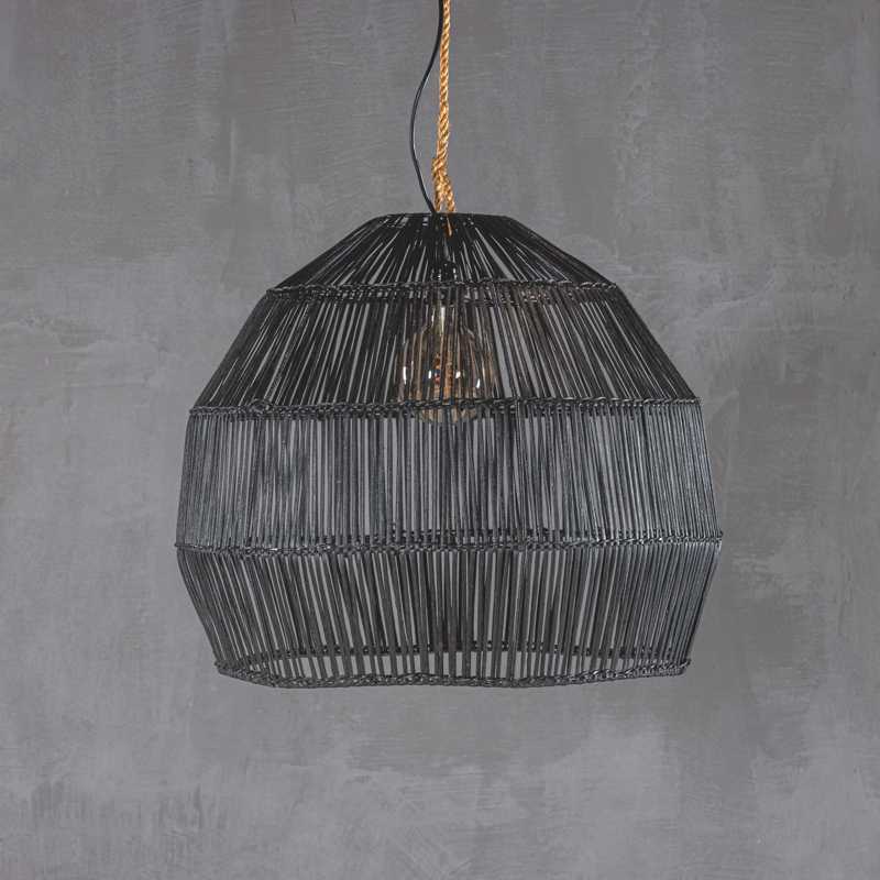 ΤUNIS 65 PENDANT LAMP SHADE BLACK  - ΦΩΤΙΣΤΙΚΟ ΚΩΔ 5565S -  65x65x55cm 