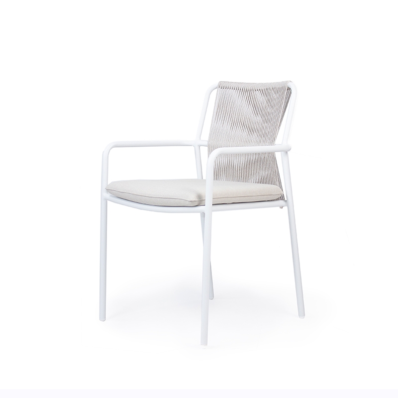 THE SYROS DINING ARMCHAIR  - ΠΟΛΥΘΡΟΝΑ ΑΛΟΥΜΙΝΙΟΥ ΚΩΔ 6810S - 54×57x85cm