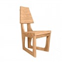 SATURNUS CHAIR  - ΚΑΡΕΚΛΑ ΞΥΛΙΝΗ ΚΩΔ 6812S - 50×61x110cm