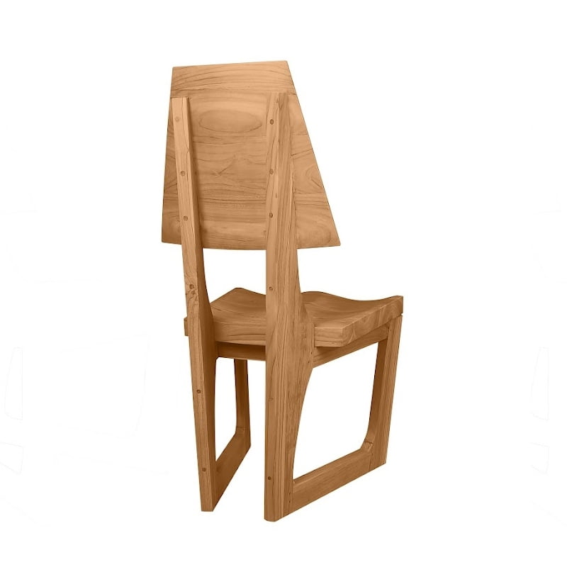 SATURNUS CHAIR  - ΚΑΡΕΚΛΑ ΞΥΛΙΝΗ ΚΩΔ 6812S - 50×61x110cm
