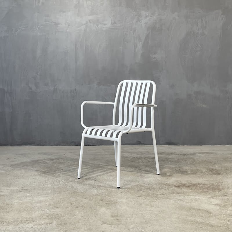 THE ALFRESCO OUTDOOR DINING ARMCHAIR 3,7KG - ΠΟΛΥΘΡΟΝΑ ΑΛΟΥΜΙΝΙΟΥ ΚΩΔ 6832S - 56×57x85cm