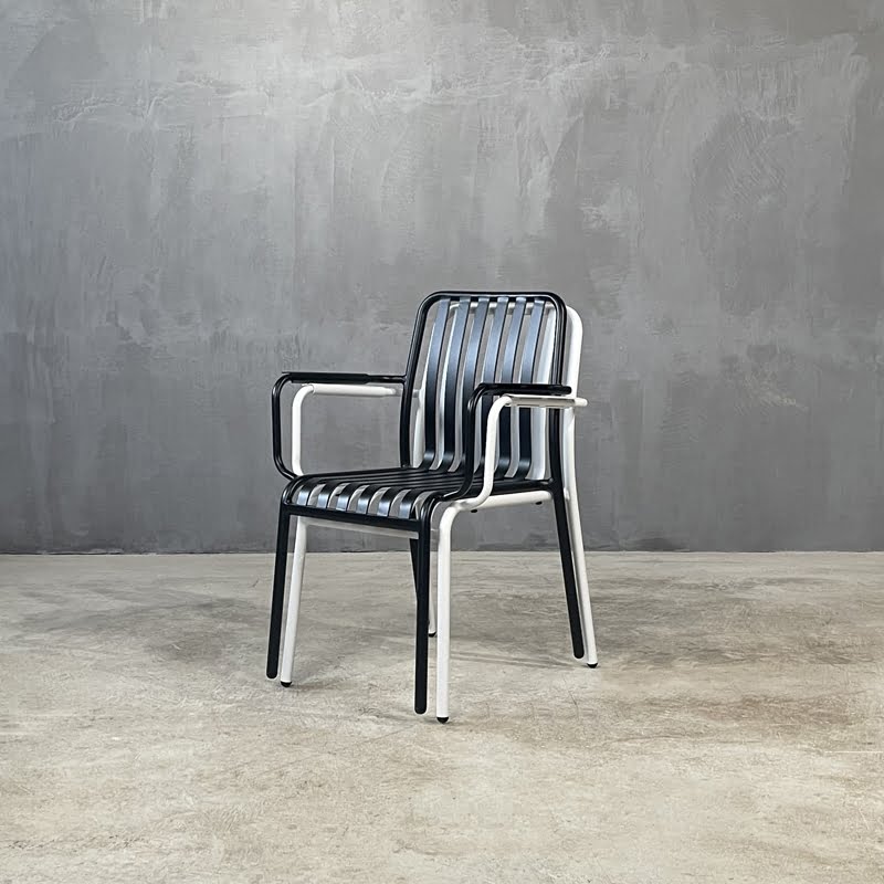 THE ALFRESCO OUTDOOR DINING ARMCHAIR 3,7KG - ΠΟΛΥΘΡΟΝΑ ΑΛΟΥΜΙΝΙΟΥ ΚΩΔ 6832S - 56×57x85cm