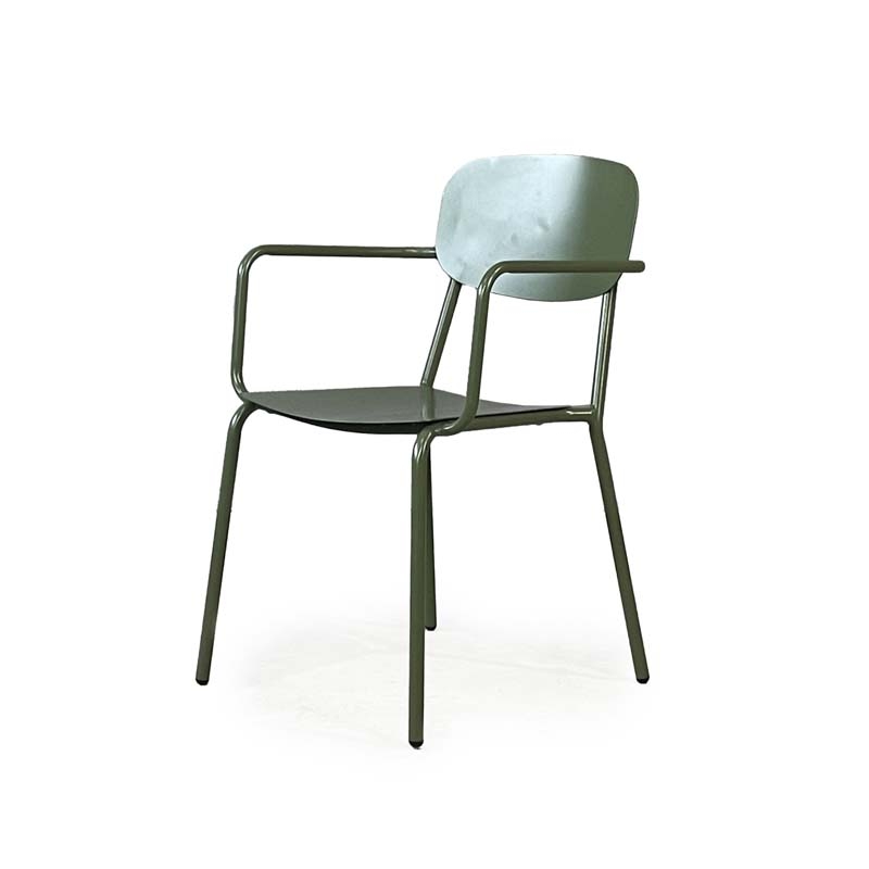 THE KLIMATARIA OUTDOOR DINING ARMCHAIR - ΠΟΛΥΘΡΟΝΑ ΑΛΟΥΜΙΝΙΟΥ ΚΩΔ 6834S - 59×55x84cm