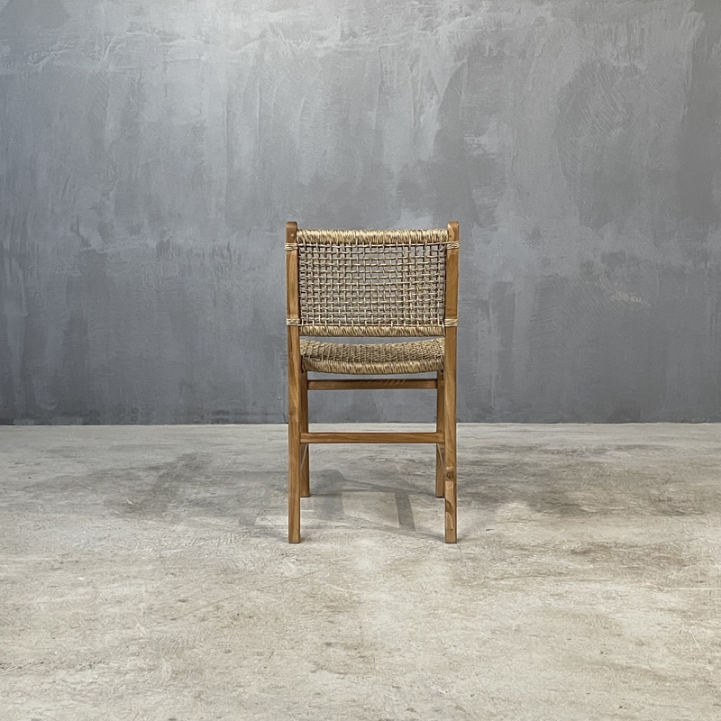 RULIS DINING CHAIR TEAK - ΚΑΡΕΚΛΑ ΞΥΛΙΝΗ ΚΩΔ 6840S - 55×44x86cm
