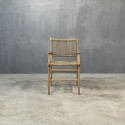 RULIS TEAK ARMCHAIR - ΠΟΛΥΘΡΟΝΑ ΞΥΛΙΝΗ ΚΩΔ 6842S - 57×48x84cm