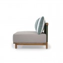 ZELINE MIDDLE ELEMENT SOFA TEAK - ΞΥΛΙΝΟΣ ΚΑΝΑΠΕΣ ΚΩΔ 6860S 80x80x60cm