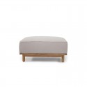 ZELINE HOCKER ELEMENT SOFA TEAK- ΞΥΛΙΝΟΣ ΚΑΝΑΠΕΣ ΚΩΔ 6862S 85x85x34cm