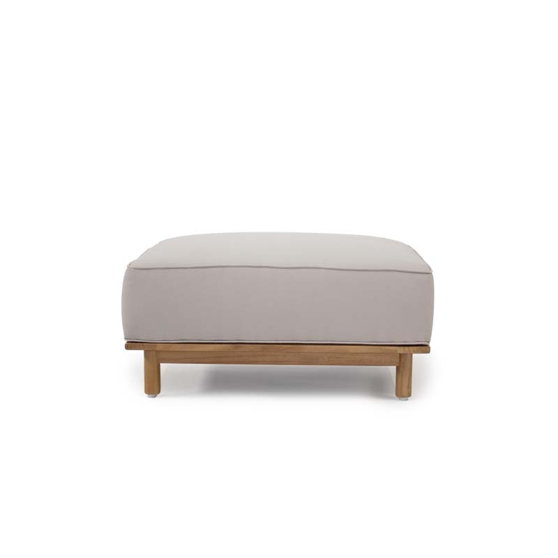 ZELINE HOCKER ELEMENT SOFA TEAK- ΞΥΛΙΝΟΣ ΚΑΝΑΠΕΣ ΚΩΔ 6862S 85x85x34cm