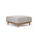ZELINE HOCKER ELEMENT SOFA TEAK- ΞΥΛΙΝΟΣ ΚΑΝΑΠΕΣ ΚΩΔ 6862S 85x85x34cm