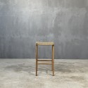 RULIS STOOL TEAK WOOD - ΣΚΑΜΠΩ ΞΥΛΙΝΟ ΚΩΔ 6866S -  34x40x68cm