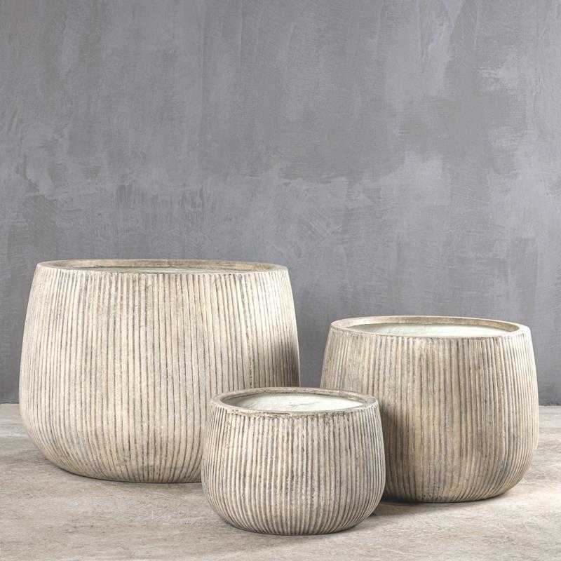 NERJA POTS SET OF 3 - ΔΙΑΚΟΣΜΗΤΙΚΑ ΚΑΣΠΩ ΚΩΔ 7454S 