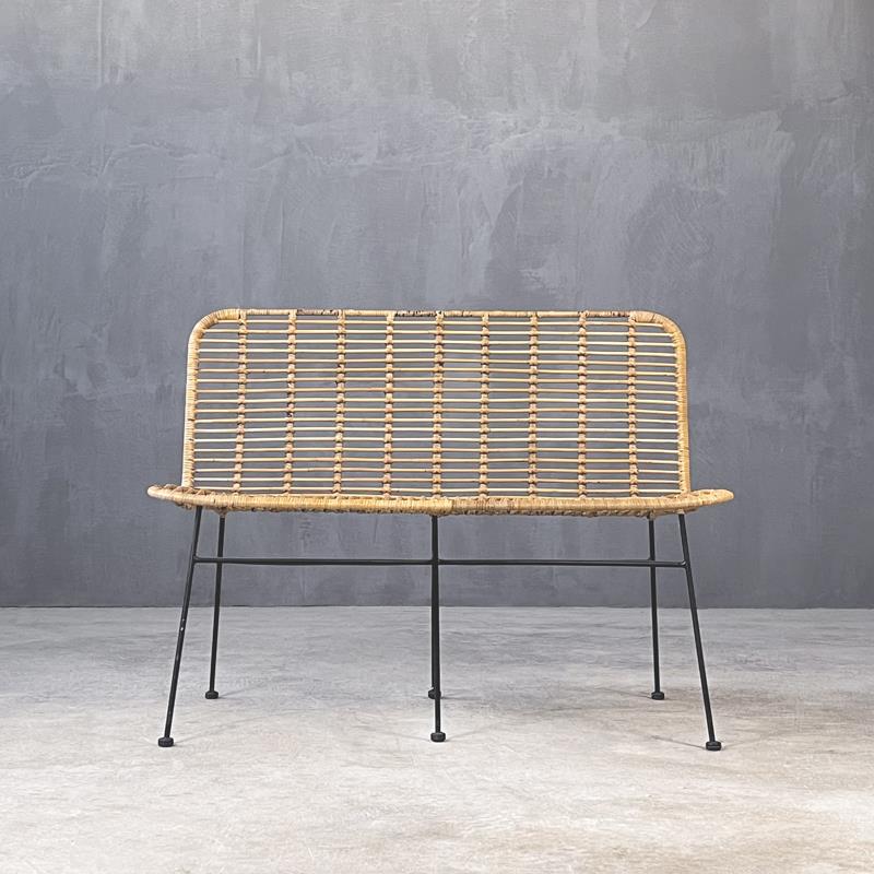 LUCIA SOFA RATTAN Size 110 × 66 × 85 cm (L x W x H) cod 7889