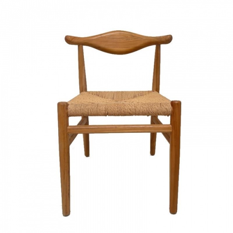 ΚΑΡΕΚΛΑ 593 SΙLΑS ΑΠΟ ΞΥΛΟ ΤΕΑΚ ΣΕ ΦΥΣΙΚΟ ΧΡΩΜΑ Μήκος: 48 cm, Πλάτος: 49 cm, Ύψος: 79 cm