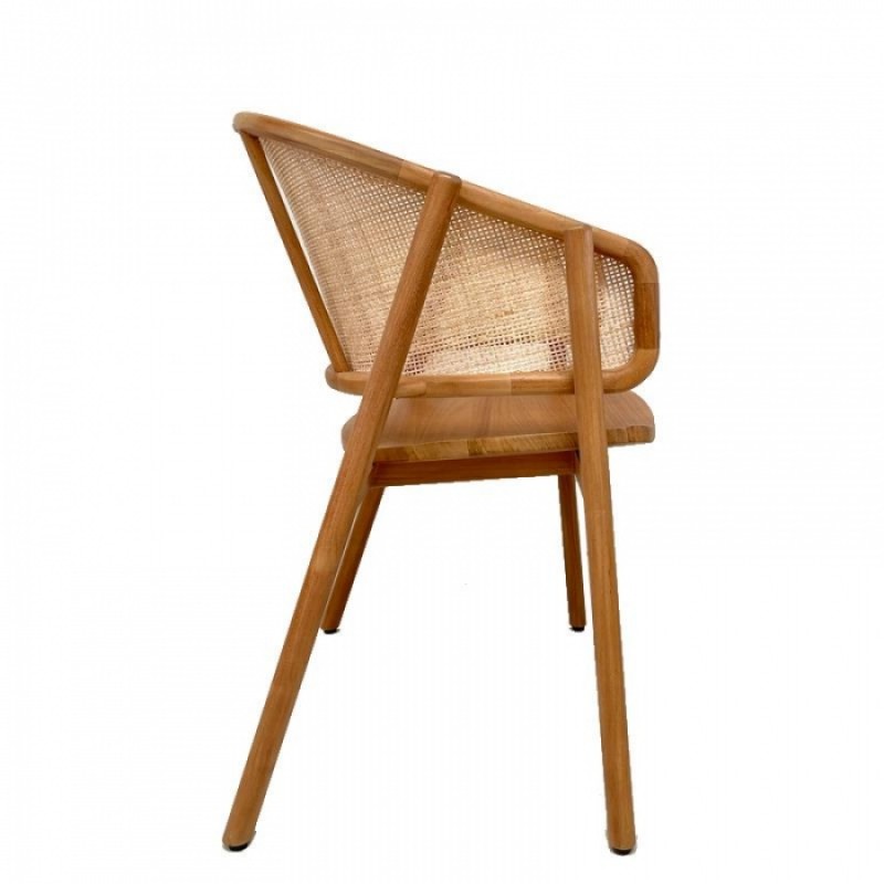 ΠΟΛΥΘΡΟΝΑ COMFORT ΤΕΑΚ ΡΑΤΤΑΝ  κωδ 4766666   Μήκος: 60 cm, Πλάτος: 55 cm, Ύψος: 85 cm 