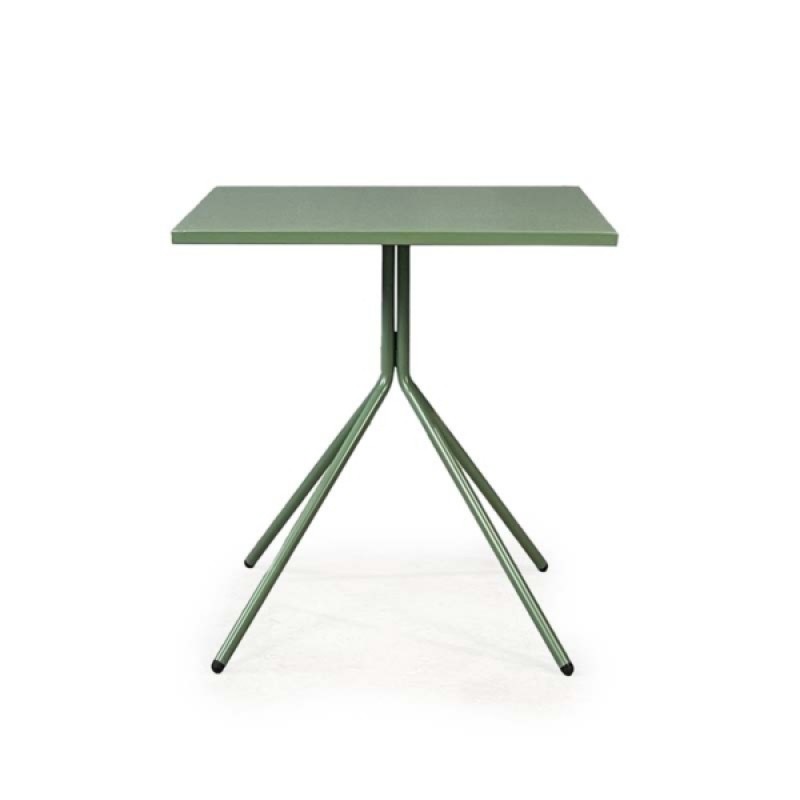 Τραπεζι αλουμινίου πράσινο - THE SUNSET 70 OUTDOOR CAFE TABLE   70 × 70 × 75,5 cm (L x W x H)  
