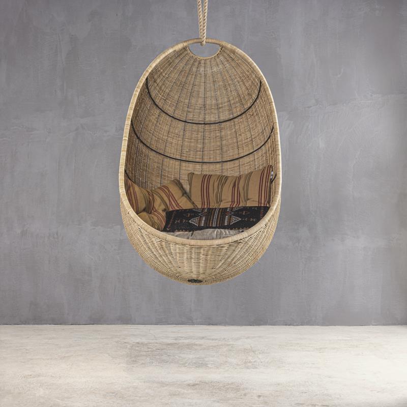 Κρεμαστή Κούνια Φωλιά  - EGG HANGING ARMCHAIR   90 × 83 × 140 cm (L x W x H)   