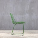 Καρέκλα μεταλλική  DC232 MILANO GRASS GREEN DINING CHAIR
