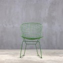 Καρέκλα μεταλλική  DC232 MILANO GRASS GREEN DINING CHAIR