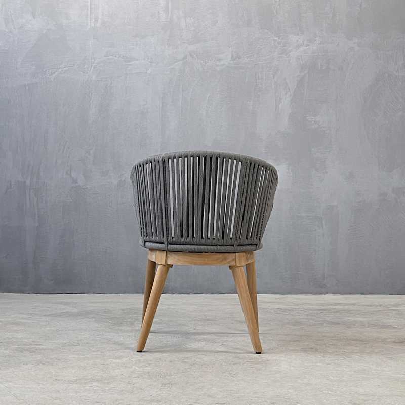 GARDA DINING ARMCHAIR - ΞΥΛΙΝΗ ΠΟΛΥΘΡΟΝΑ ΜΕ ΣΧΟΙΝΙ KΩΔ 5380S 60x55x86cm