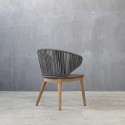 GARDA DINING ARMCHAIR - ΞΥΛΙΝΗ ΠΟΛΥΘΡΟΝΑ ΜΕ ΣΧΟΙΝΙ KΩΔ 5380S 60x55x86cm