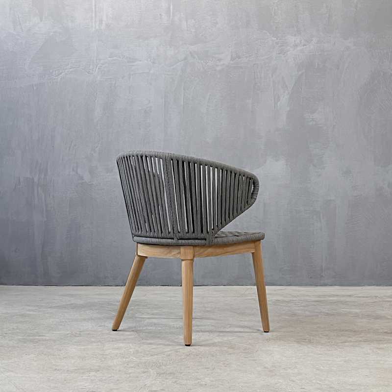 GARDA DINING ARMCHAIR - ΞΥΛΙΝΗ ΠΟΛΥΘΡΟΝΑ ΜΕ ΣΧΟΙΝΙ KΩΔ 5380S 60x55x86cm