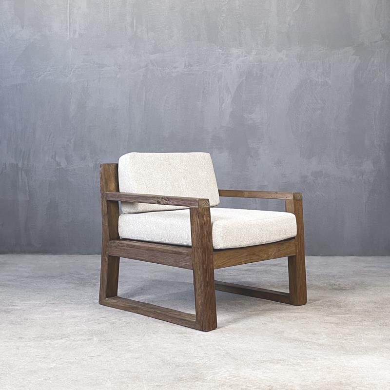 Πολυθρόνα ξύλινη HOMU 80 LOUNGE ARMCHAIR