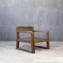 Πολυθρόνα ξύλινη HOMU 80 LOUNGE ARMCHAIR