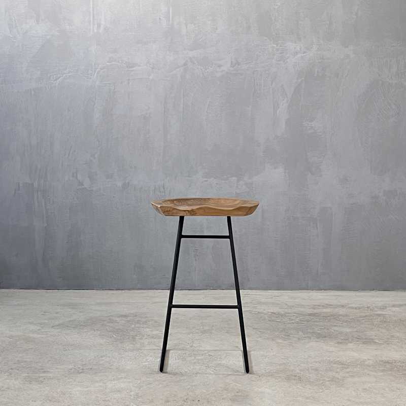 JAPONISME 74 BARSTOOL - ΣΚΑΜΠΩ ΜΠΑΡ  ΚΩΔ 7440S 50x40x74cm
