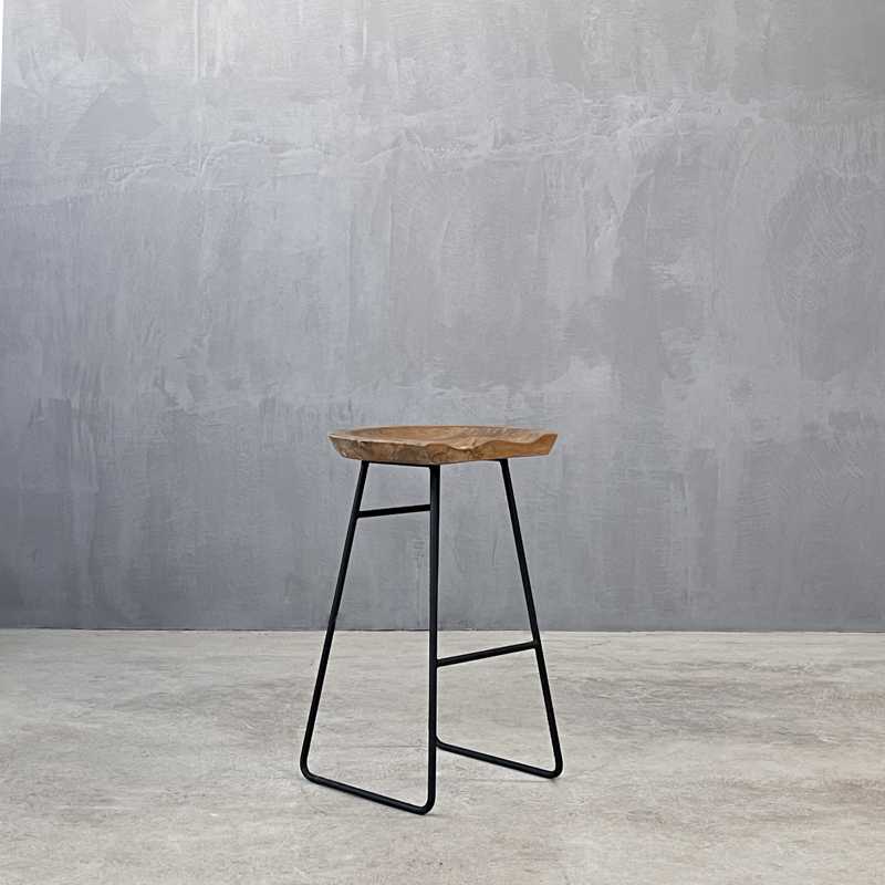 JAPONISME 74 BARSTOOL - ΣΚΑΜΠΩ ΜΠΑΡ  ΚΩΔ 7440S 50x40x74cm
