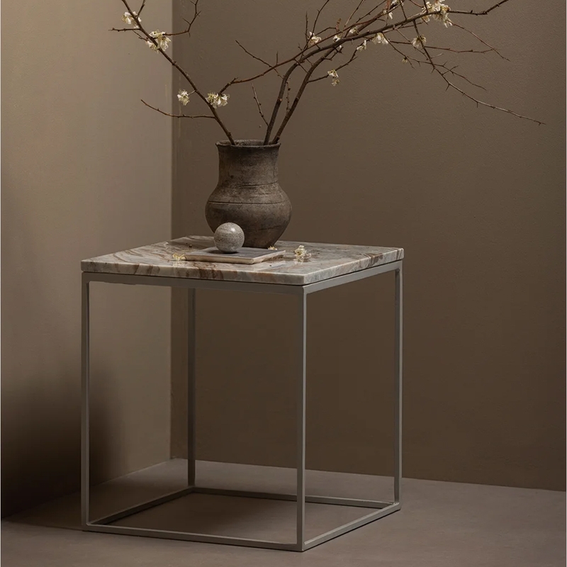 MELLOW MIST COFFEE TABLE - ΤΡΑΠΕΖΙ ΣΑΛΟΝΙΟΥ ΚΩΔ 801331S -  40×40×45cm 