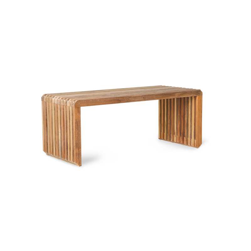 SLΑΤΤΕD BENCH - ΠΑΓΚΑΚΙ ΚΩΔ 4986S - 96×39,5×43cm 