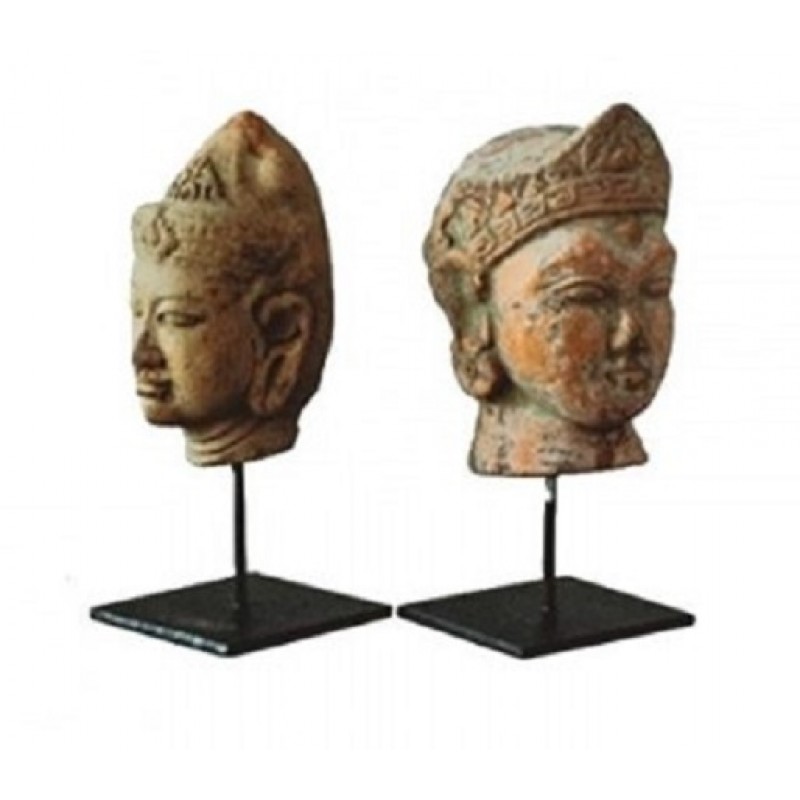 ΔΙΑΚΟΣΜΗΤΙΚΟ ΡRΑΒU ΤΕRRΑCΟΤΤΑ ΣΕΤ ΤΩΝ 2 Μήκος: 6 cm, Πλάτος: 6 cm, Ύψος: 15 cm