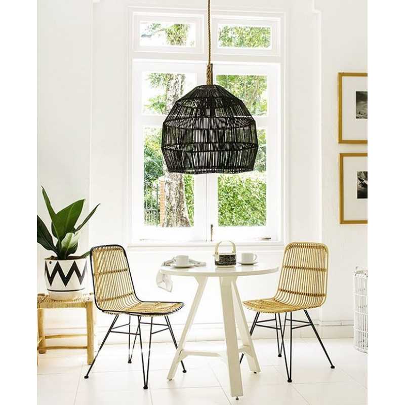 ΤUNIS 65 PENDANT LAMP SHADE BLACK  - ΦΩΤΙΣΤΙΚΟ ΚΩΔ 5565S -  65x65x55cm 