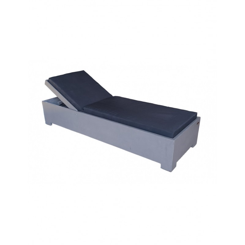 AVG826 ξαπλώστρα τσιμέντο με μαξιλάρι  Κωδικός : 31298-116549    Διαστάσεις : 200x71x36cm