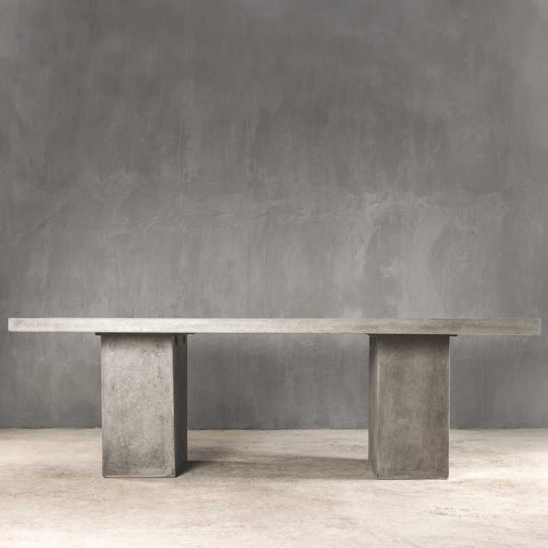 NORFOLK 200 DINING TABLE - ΤΡΑΠΕΖΙ ΤΣΙΜΕΝΤΕΝΙΟ ΚΩΔ FS279S -  200×100×75cm 