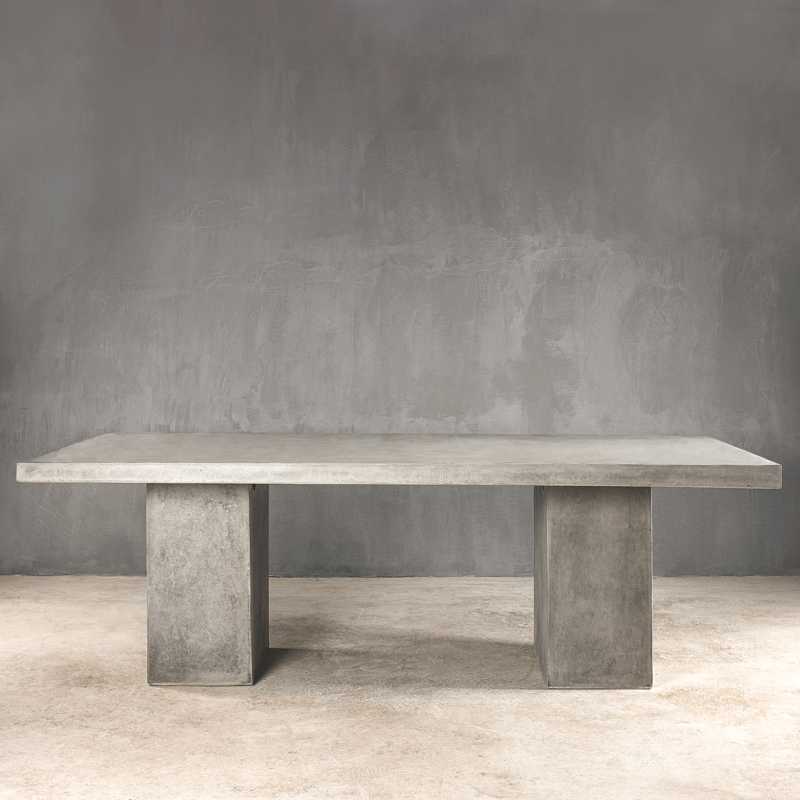 NORFOLK 200 DINING TABLE - ΤΡΑΠΕΖΙ ΤΣΙΜΕΝΤΕΝΙΟ ΚΩΔ FS279S -  200×100×75cm 