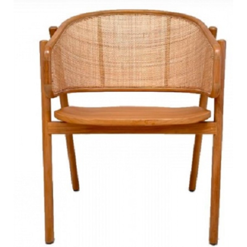 ΠΟΛΥΘΡΟΝΑ COMFORT ΤΕΑΚ ΡΑΤΤΑΝ  κωδ 4766666   Μήκος: 60 cm, Πλάτος: 55 cm, Ύψος: 85 cm 