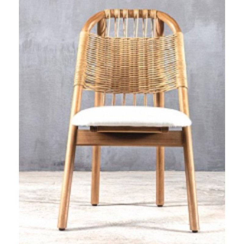 LE MARAIS ΚΑΘΙΣΜΑ ΑΠΟ ΞΥΛΟ TEAK- ΚΩΔ 545  Μήκος: 54 cm, Πλάτος: 58 cm, Ύψος: 86 cm 