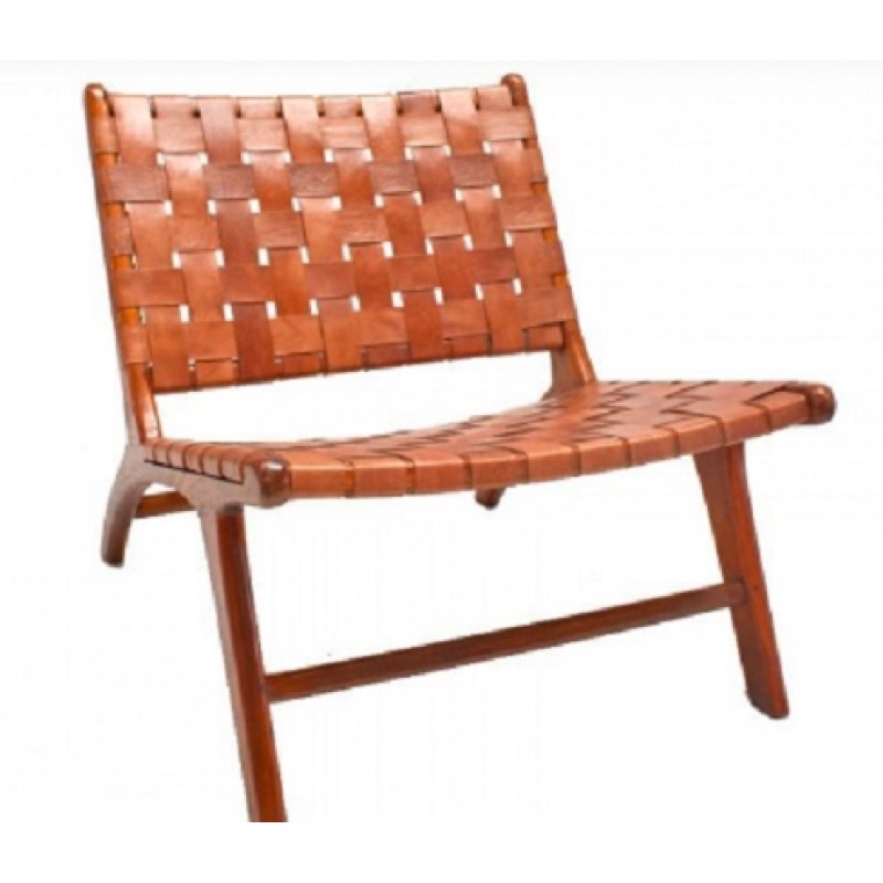 STRAP CAMEL ΠΟΛΥΘΡΟΝΑ ΚΑΘΙΣΤΙΚΟΥ   658072   Πολυθρόνα με ξύλο teak  Μήκος: 65 cm, Πλάτος: 80 cm, Ύψος: 72 cm