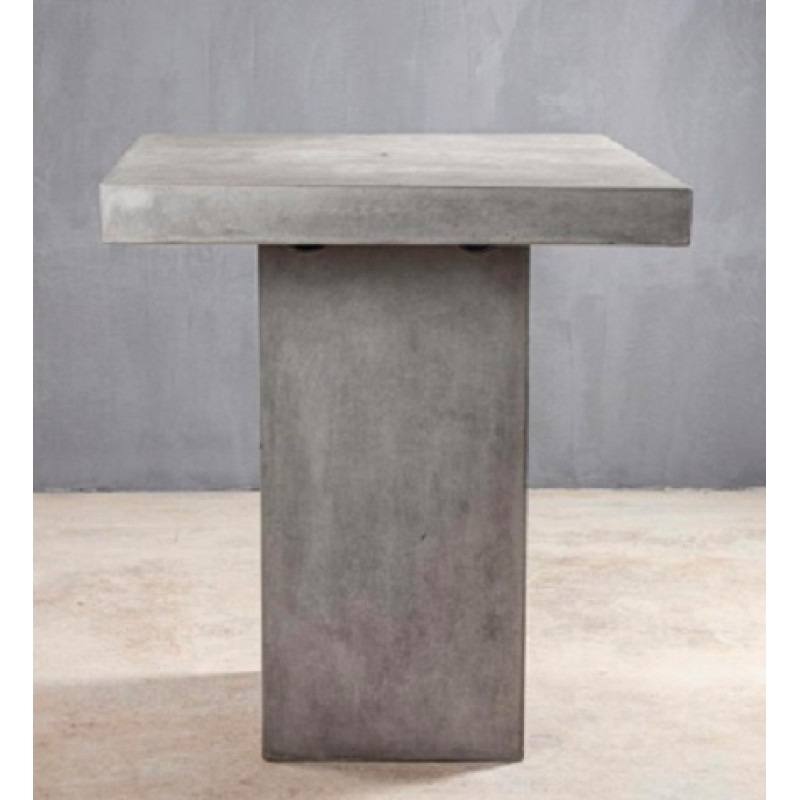 PORTLAND 100 ΤΡΑΠΕΖΙ BAR  - κωδ 1001001101 Μήκος: 100 cm, Πλάτος: 100 cm, Ύψος: 110 cm υλικό από σκελετό fiberglass & τσιμέντο